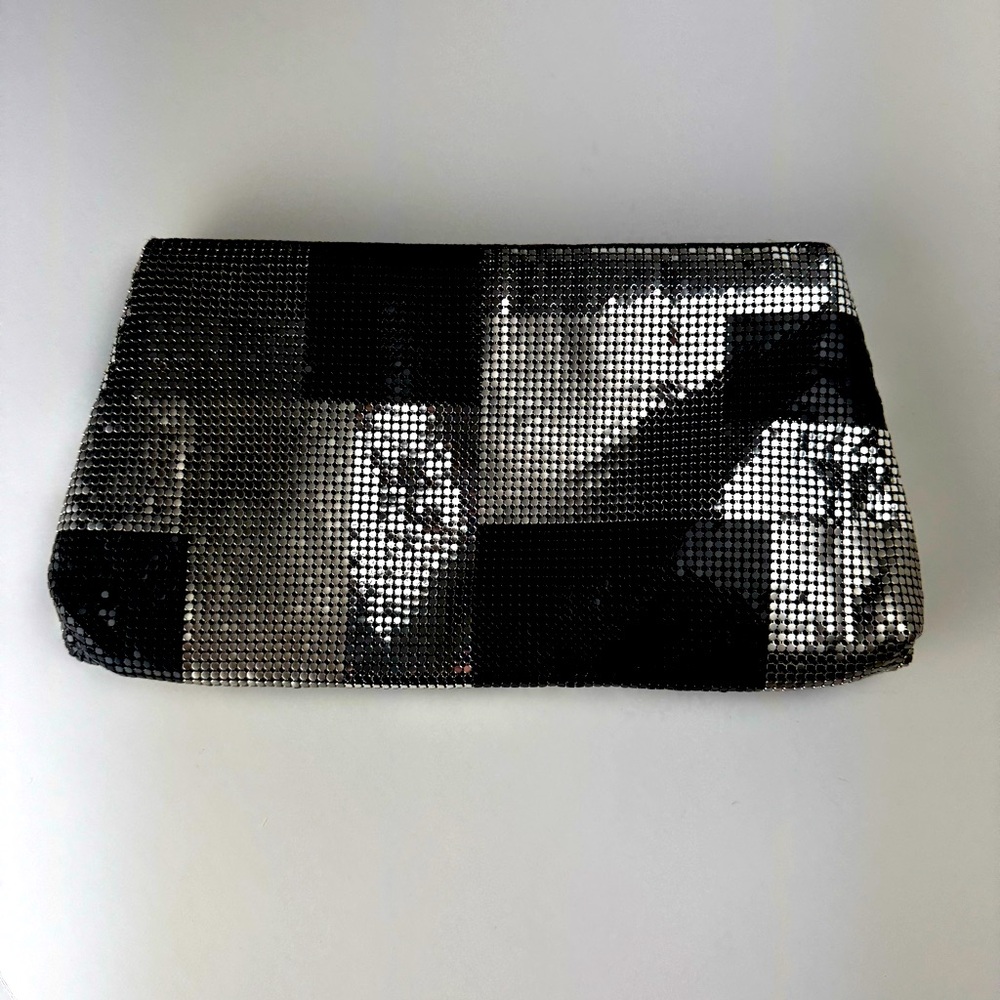 Whiting & Davis Two-Tone Clutch Bag